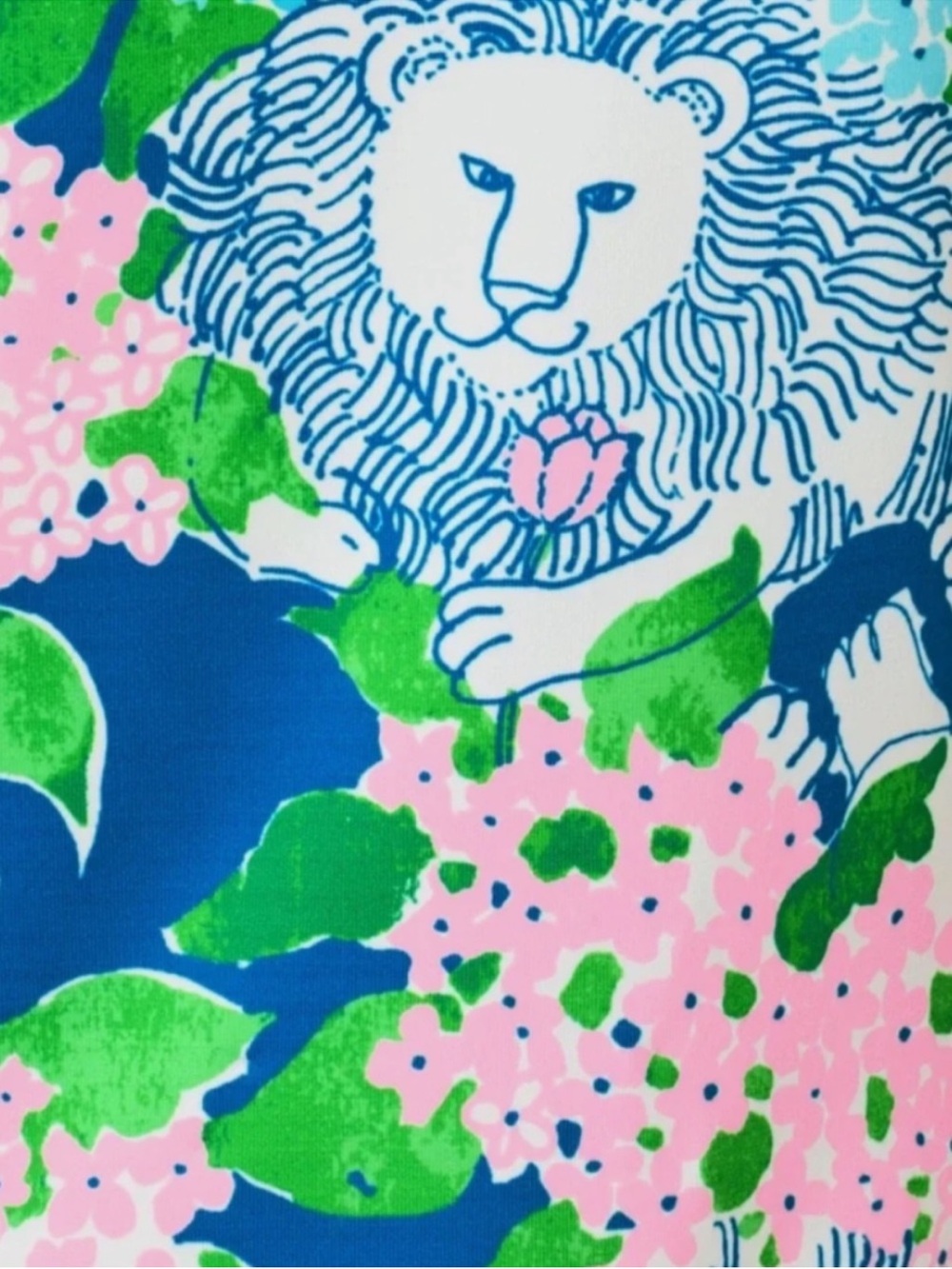 Lilly Pulitzer UPF50 Luxletic Westley Dress Lydia the Lion XL - Picture 5 of 6